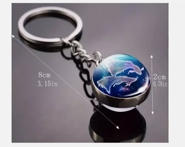 Widder Schlüsselanhänger 3D Schlüsselband Horoskop Sternzeichen Astrologie
